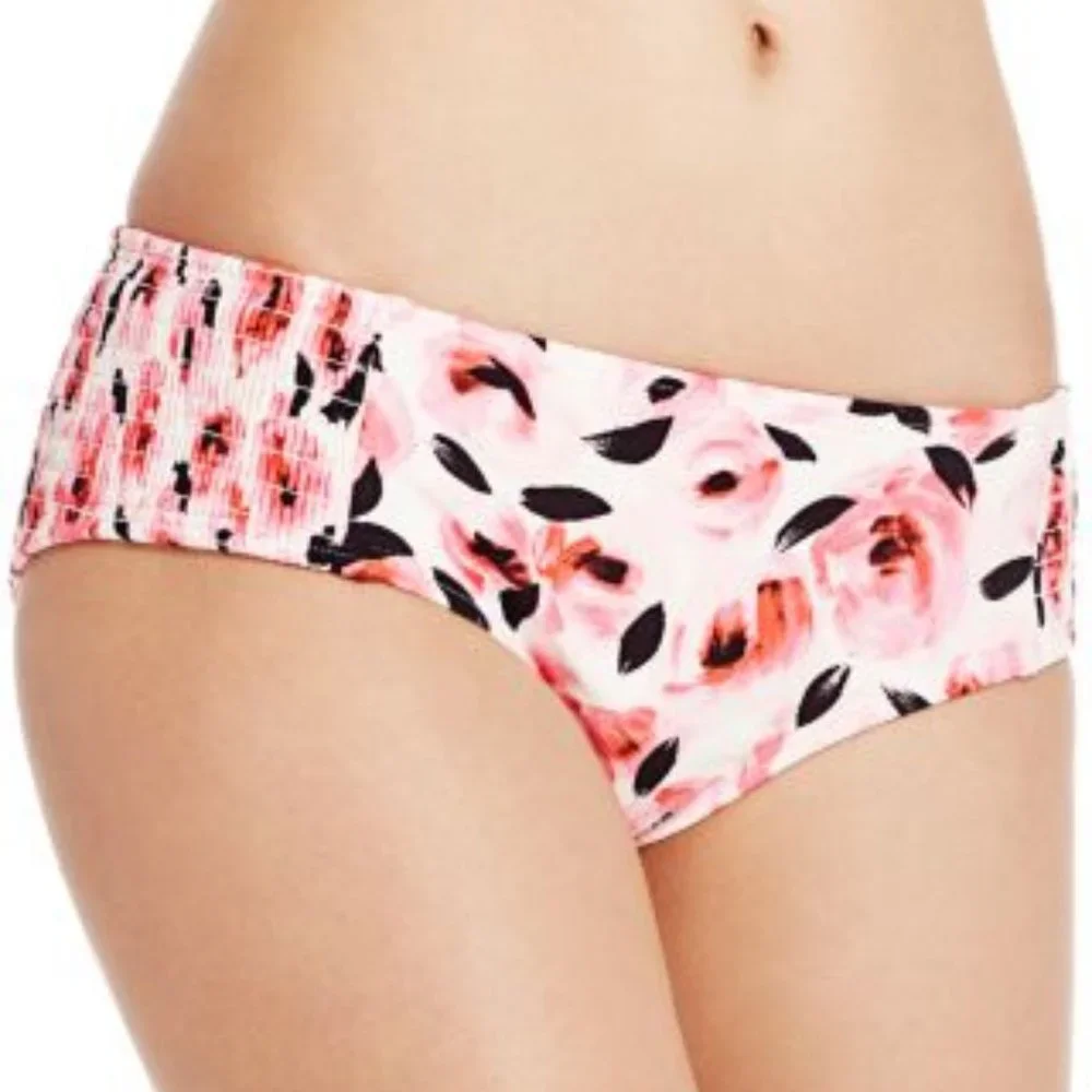 KATE SPADE New Swim Bottom Bikini Smocked-side Women's M